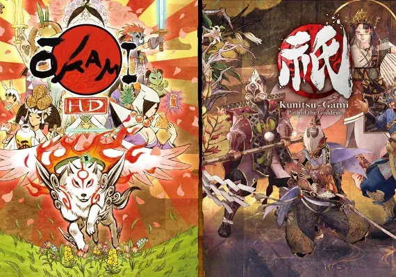 Jaquette de Okami HD + Kunitsu-Gami - Bundle EN/DE/FR/JA — jeu Xbox (Xbox One / Xbox Series X|S)