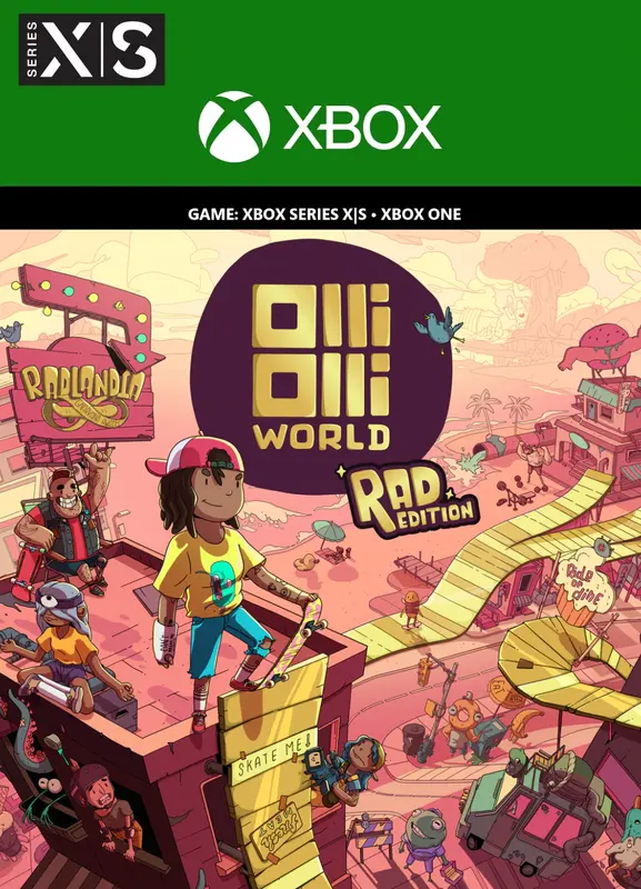 Jaquette de OlliOlli World Rad Edition — jeu Xbox (Xbox Live)
