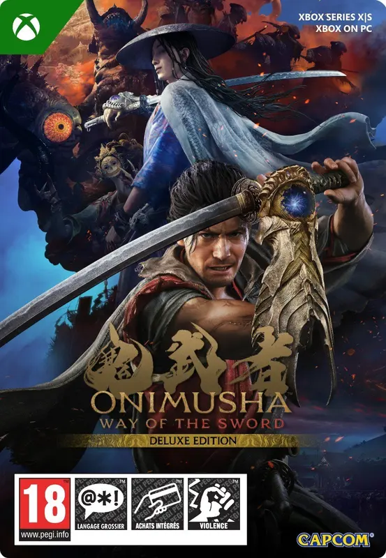 Jaquette de Onimusha: Way of the Sword - Deluxe Edition — jeu Xbox (Xbox Series X|S)