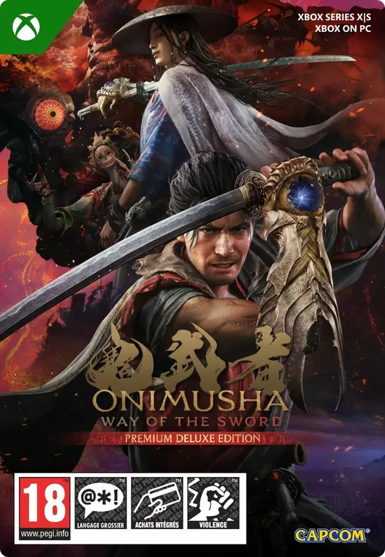 Jaquette de Onimusha: Way of the Sword - Premium Deluxe Edition — jeu Xbox (Xbox Series X|S)