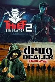 Outlaw Bundle: Thief Simulator 2 x Drug Dealer Simulator — Xbox Live, Standard