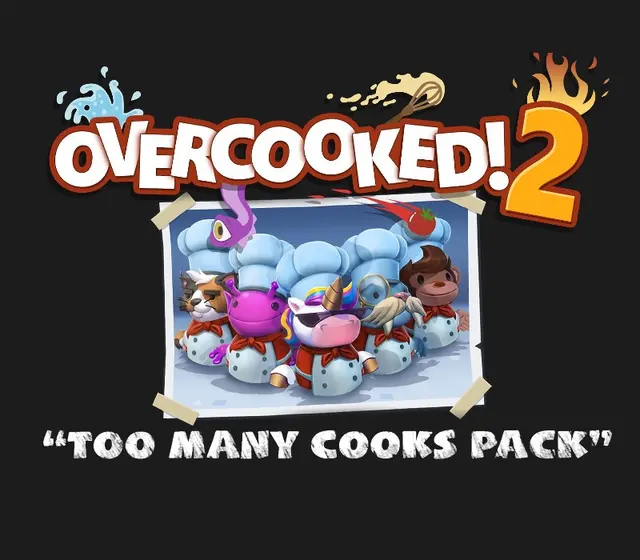 Overcooked! 2 + Too Many Cooks Pack DLC Bundle — Steam, Standard