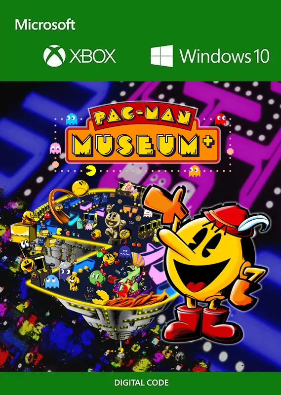 Jaquette de PAC-MAN MUSEUM+ — jeu Xbox (Xbox Live / PC)