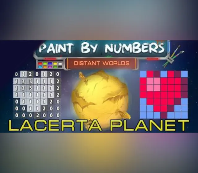 Paint By Numbers - Lacerta Planet DLC — Steam, Standard