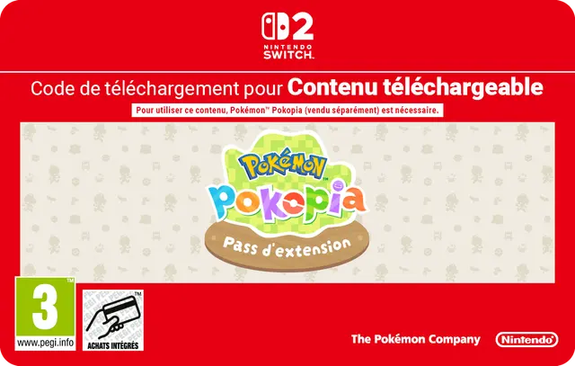 Pass d'extension de Pokémon Pokopia — Nintendo Switch 2, Standard
