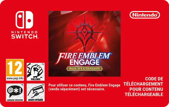 Pass d'extension pour Fire Emblem Engage — Nintendo Switch, Standard
