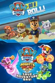 PAW Patrol On A Roll! & Mighty Pups Save Adventure Bay! — Nintendo Switch, Standard