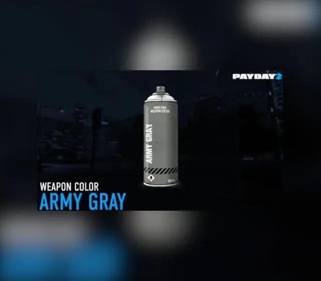 PAYDAY 2 - Army Gray Weapon Color DLC — Steam, Standard