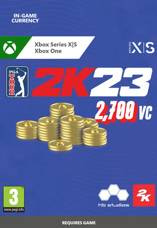 PGA TOUR 2K23 2,700 VC Pack — Xbox Live, Standard