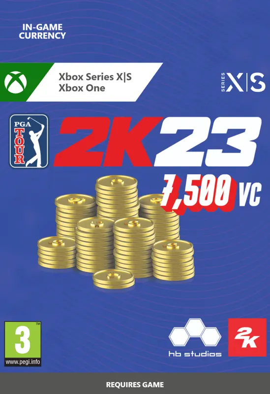 PGA TOUR 2K23 7,500 VC Pack — Xbox Live, Standard