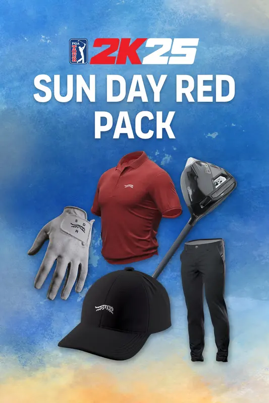 Jaquette de PGA TOUR 2K25 Sun Day Red Pack (DLC) — DLC Xbox (Xbox Live)