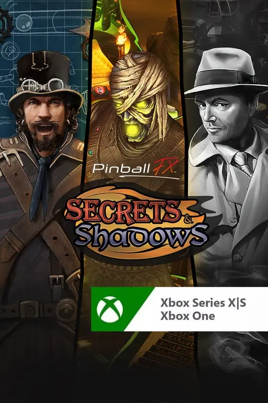 Pinball FX - Secrets & Shadows Pack (DLC) — Xbox Live, Standard