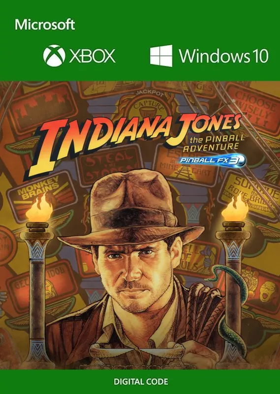 Pinball FX3 - Indiana Jones: The Pinball Adventure (DLC) — Xbox Live / PC, Standard