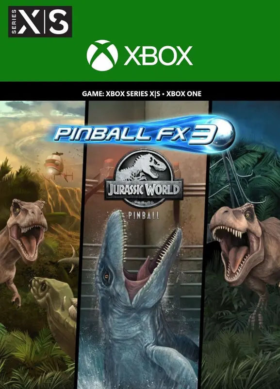 Pinball FX3 - Jurassic World Pinball (DLC) — Xbox Live, Standard