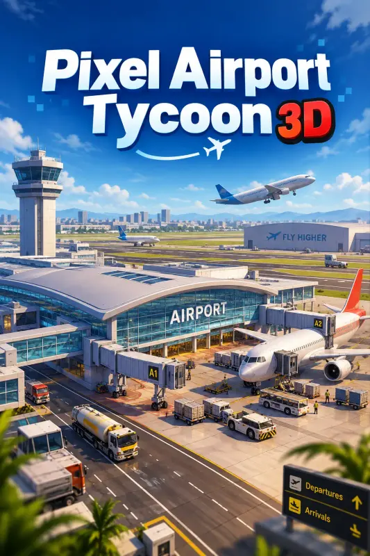 Pixel Airport Tycoon 3D — Steam, Standard