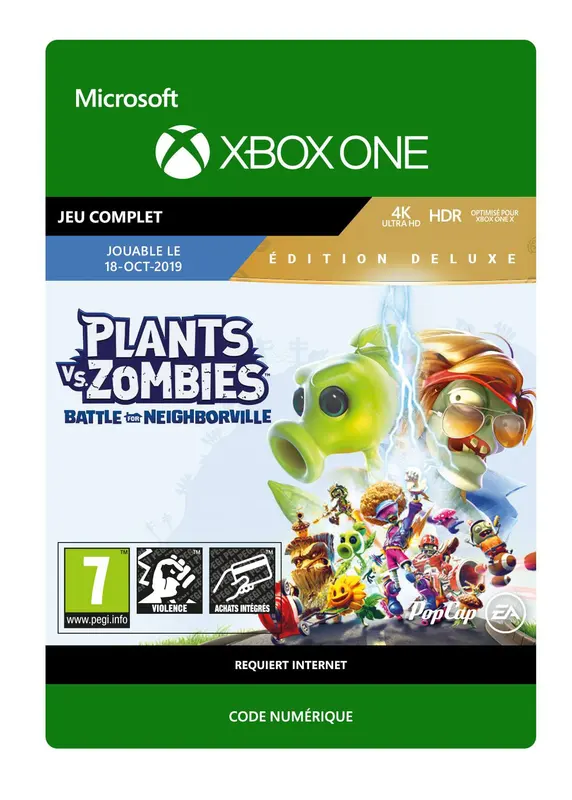 Plants vs. Zombies: Battle For Neighborville Édition Deluxe — Xbox One, Édition Deluxe