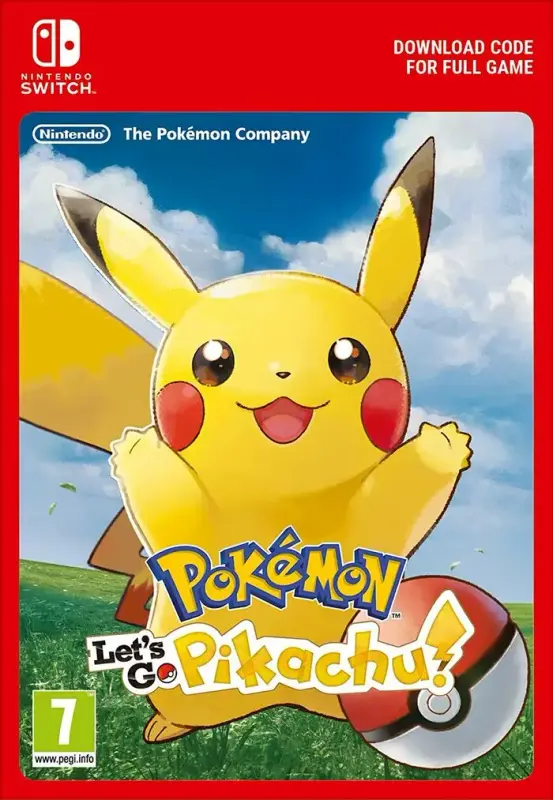 Pokemon Let's Go Pikachu! — Nintendo Switch, Standard