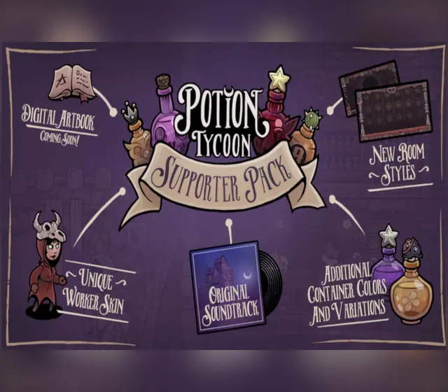 Potion Tycoon - Supporter Pack DLC — Steam, Standard