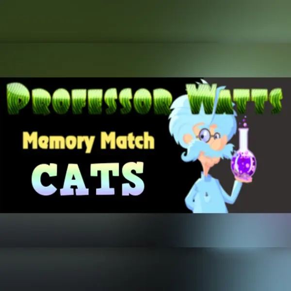 Professor Watts Memory Match Cats — Steam, Standard