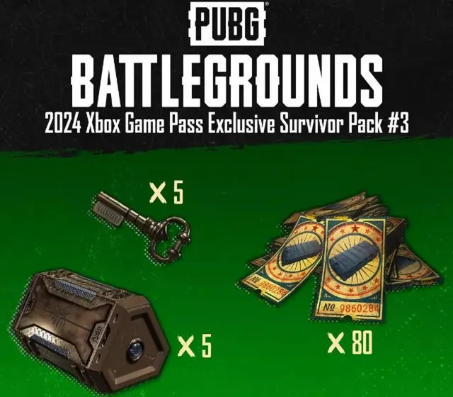 PUBG Battlegrounds - 2024 Exclusive Survivor Pack #3 DLC — Xbox One, Standard