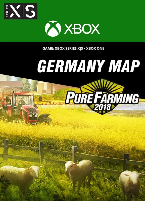 Pure Farming 2018 - Germany Map (DLC) — Xbox Live, Standard