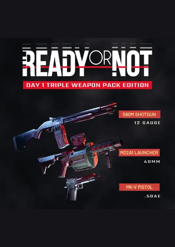 Ready or Not - Triple Weapon Pack (DLC) — PlayStation 5, Standard