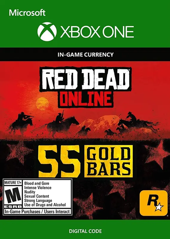 Red Dead Redemption 2 Online 55 Gold Bars — Xbox Live, Standard