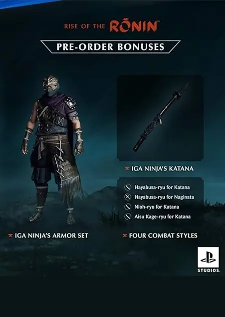 Rise of the Ronin - Pre-Order Bonus (DLC) — PlayStation 5, Standard