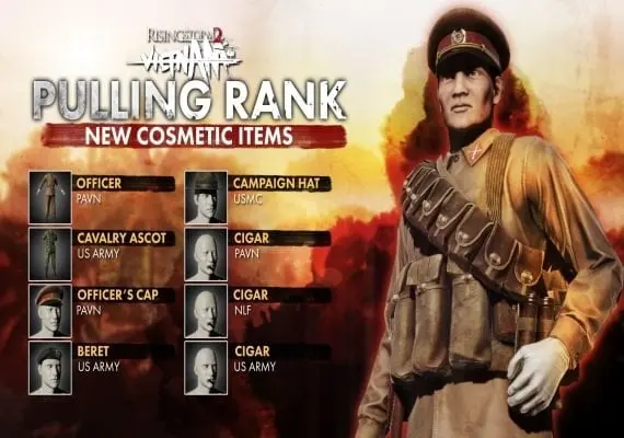 Rising Storm 2: Vietnam - Pulling Rank Cosmetic DLC EN/DE/FR/PT/RU/ES — Steam, Standard