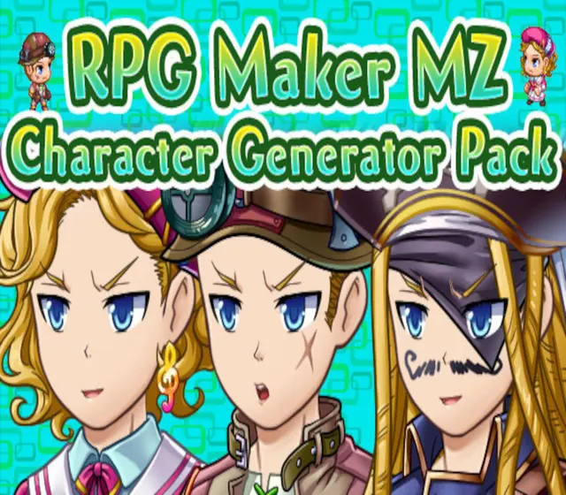 RPG MAKER MZ - Character Generator Pack DLC — Steam, Standard