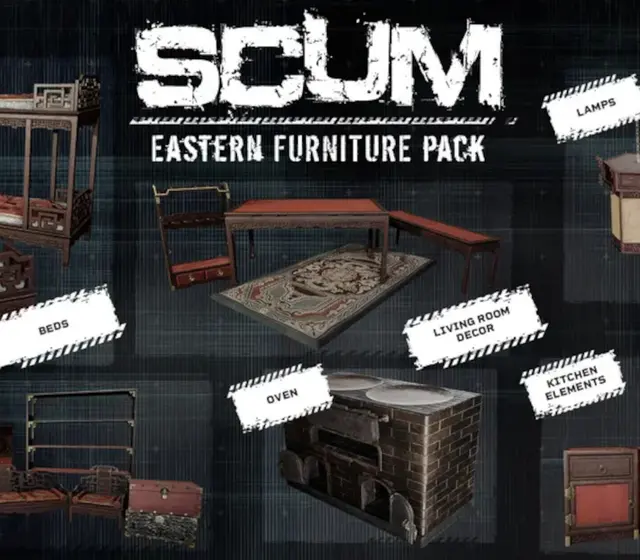 SCUM - Eastern Furniture Pack DLC — Steam, Standard