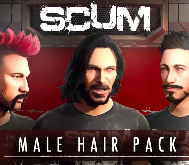 SCUM - Male Hair Pack DLC — Steam, Standard