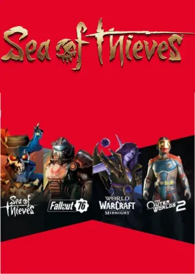 Sea of Thieves 2025 Edition Scarlet Stack Sails Pack (DLC) — Xbox Live, Standard