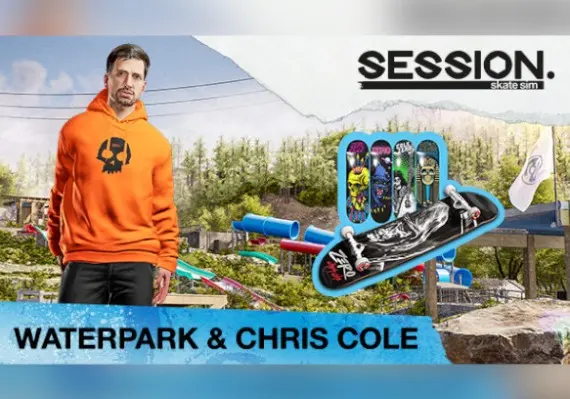 Jaquette de Session: Skate Sim - Waterpark & Chris Cole DLC EN — DLC PC (Steam)