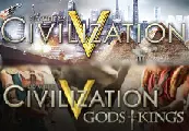 Sid Meier's Civilization V + Gods and Kings Expansion — Steam, Standard