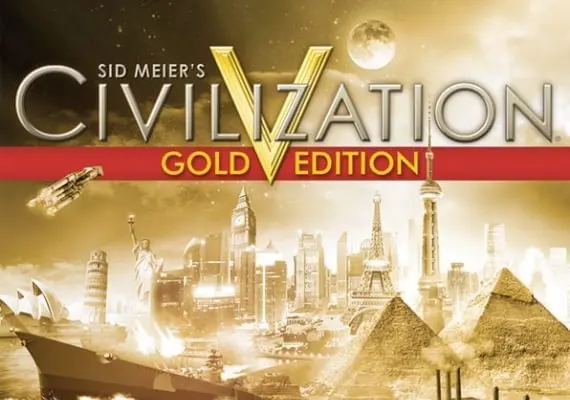 Jaquette de Sid Meier's Civilization V Gold Edition EN — jeu PC (Steam)