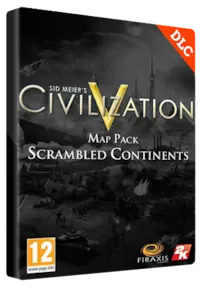 Sid Meier's Civilization V: Scrambled Continents Map Pack — Steam, Standard