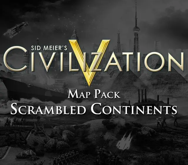 Sid Meier's Civilization V - Scrambled Continents Map Pack DLC — Steam, Standard