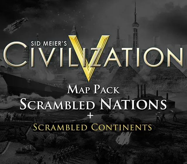 Sid Meier's Civilization V - Scrambled Maps Pack Collection DLC — Steam, Standard