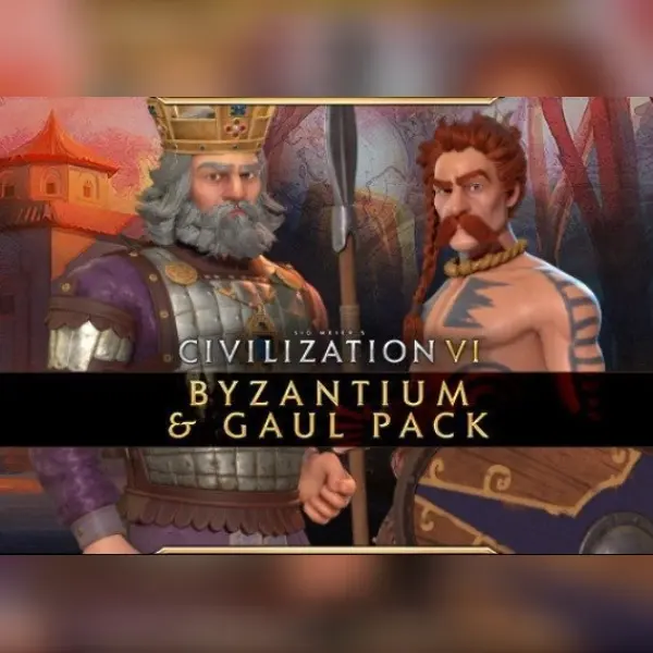 Sid Meier's Civlization VI - Byzantium & Gaul Pack (DLC) — Steam, Standard