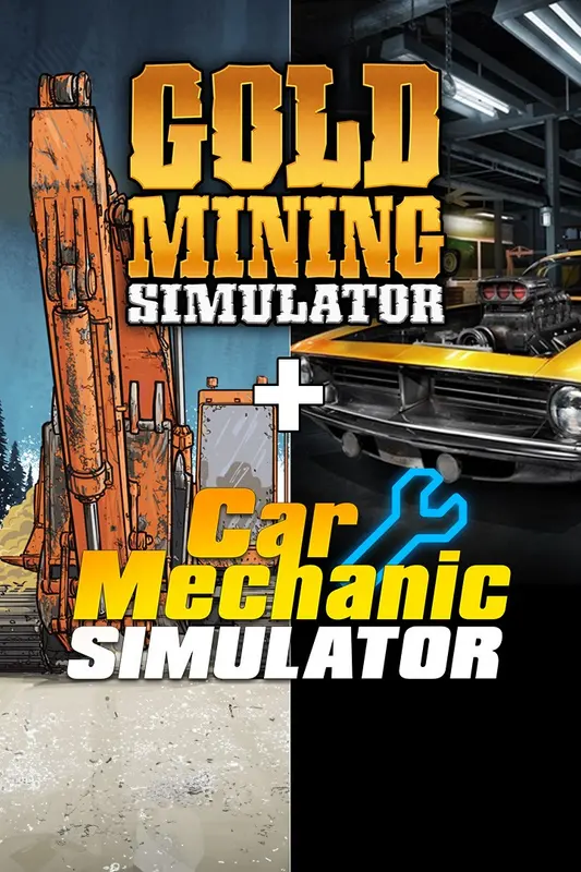 Simulator Pack: Car Mechanic Simulator and Gold Mining Simulator (DOUBLE BUNDLE) — Xbox Live, Standard