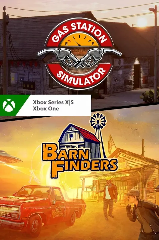 Simulator Pack: Gas Station Simulator and Barn Finders — Xbox Live, Standard