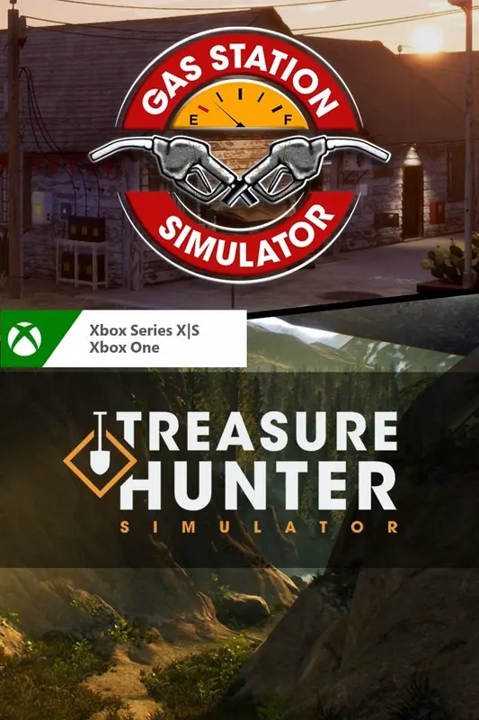 Simulator Pack: Gas Station Simulator and Treasure Hunter Simulator — Xbox Live, Standard