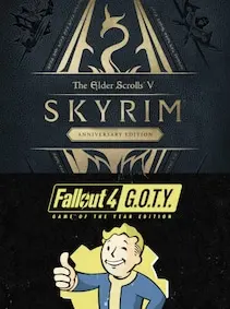 Skyrim Anniversary Edition + Fallout 4 G.O.T.Y Bundle — Steam, Anniversary Edition