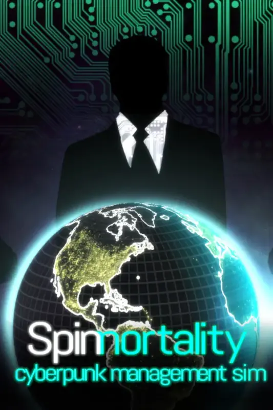 Spinnortality | cyberpunk management sim — Steam, Standard