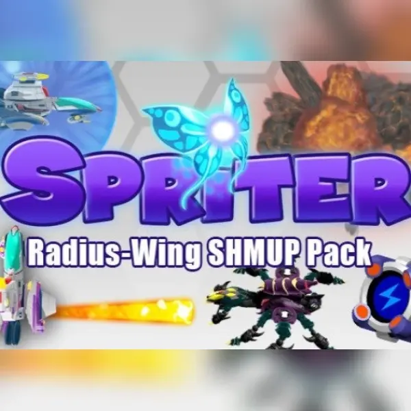 Spriter - Radius-Wing SHMUP Animated Art Pack (DLC) — Steam, Standard