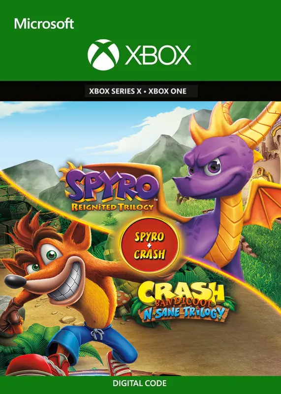 Spyro + Crash Remastered Game Bundle — Xbox Live, Standard