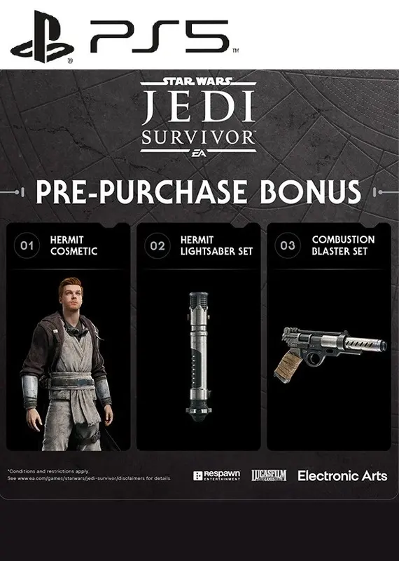 STAR WARS Jedi: Survivor™ Cosmetic Pack (Pre-Order Bonus) (DLC) — PlayStation 5, Standard