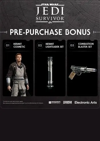 STAR WARS Jedi: Survivor™ Cosmetic Pack (Pre-Order Bonus) (DLC) — PlayStation 4, Standard