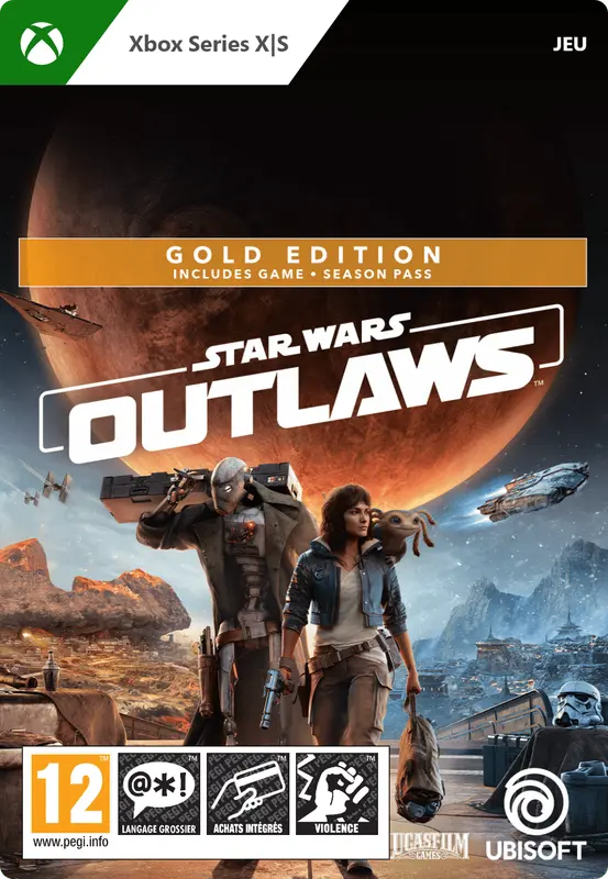 Star Wars Outlaws Édition Gold — Xbox Series X|S, Édition Gold